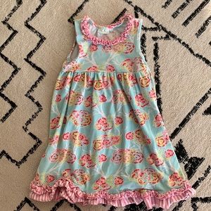 Girls summer play dress
